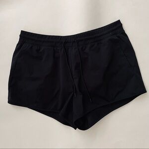 🎯3/$10 Uniqlo Athletic Shorts Black Functional Drawstring Large